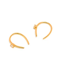 Girls Crew Crystal Todos Santos Opal Hoop Earrings