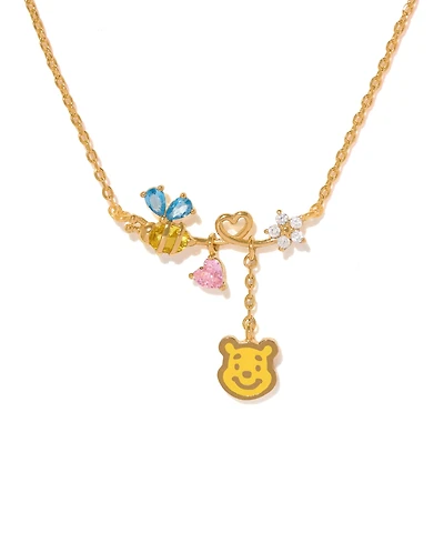 Girls Crew Crystal Disney Winnie the Pooh Necklace