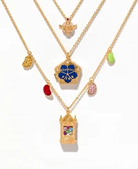 Girls Crew Crystal Harry Potter Chocolate Frog Locket Necklace