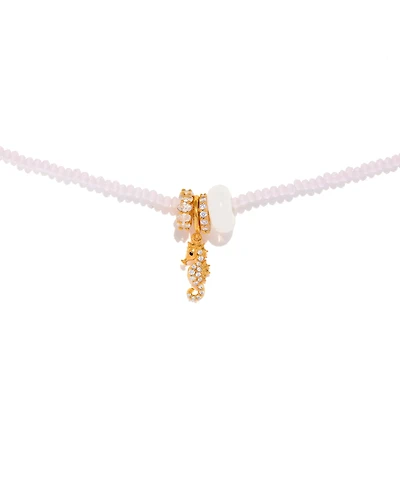 Girls Crew Crystal Seahorse Beaded Necklace