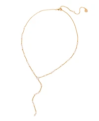 Girls Crew Crystal Dew You Y Drop Necklace