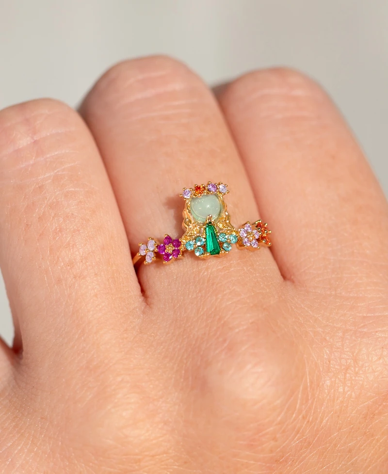 Girls Crew Crystal Disney Princess Moana Te Fiti Ring