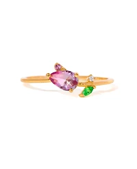 Girls Crew Crystal Blossoming Tulip Ring