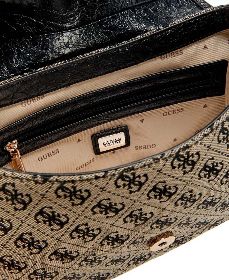Guess Samantha Small Flap Shoulder Handbag