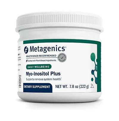 Metagenics Myo-Inositol Plus - Chelated Magnesium and Myo-Inositol for Nervous System, Stress, Sleep, and Mood- Non-gmo, Gluten-Free