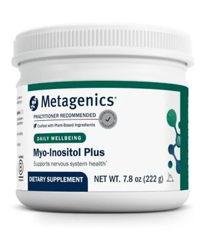 Metagenics Myo Inositol Plus Chelated Magnesium Myo Inositol For Nervous System Stress Sleep Mood Non Gmo Gluten Free 30 Servings