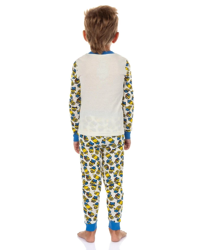Minions Toddler Boys Despicable Me The Snuggle Is Real Tight Fit 2Piece Pajama Lounge Set