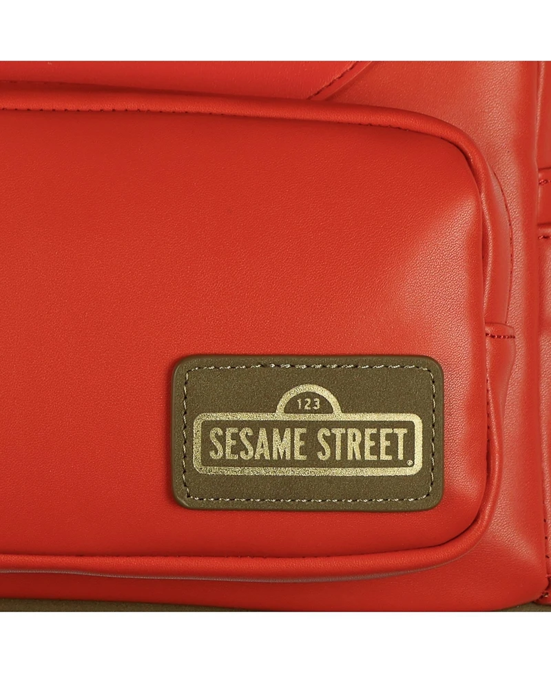 Sesame Street Elmo 11 Inch Mini Backpack Character Faux Leather Small Purse