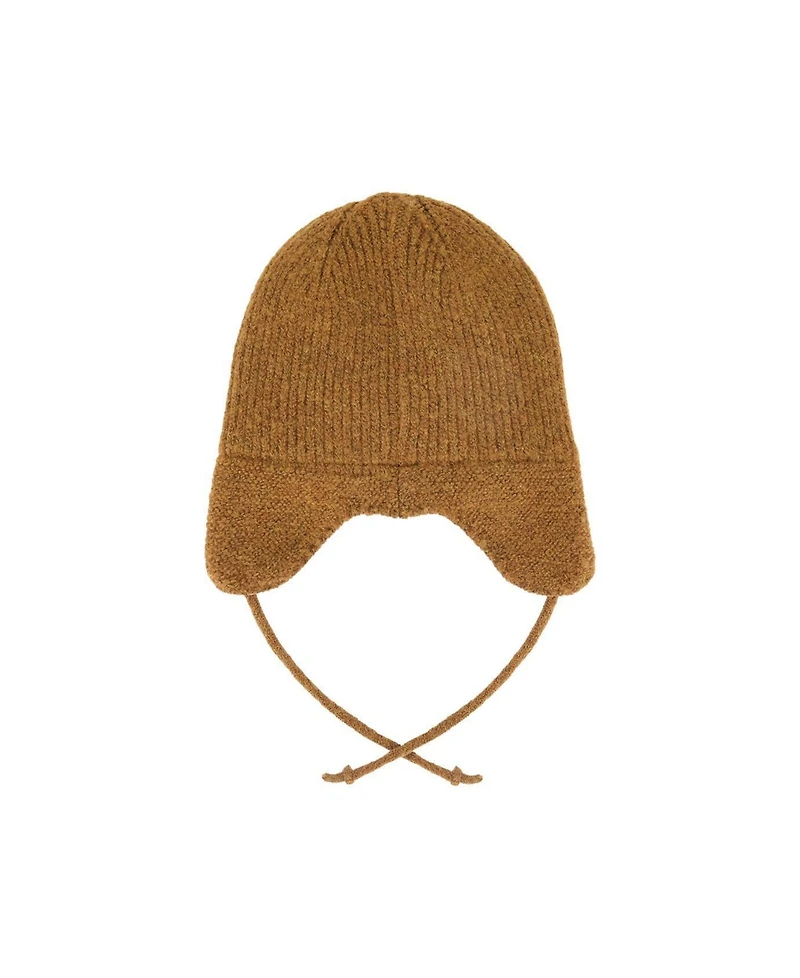 Deux par Baby Boy (3M- 24M)Winter Knit Hat with Ear Flaps and Strings