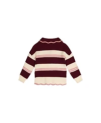 Deux par Toddler Girls (2T-5T)Scalloped Collar Sweater