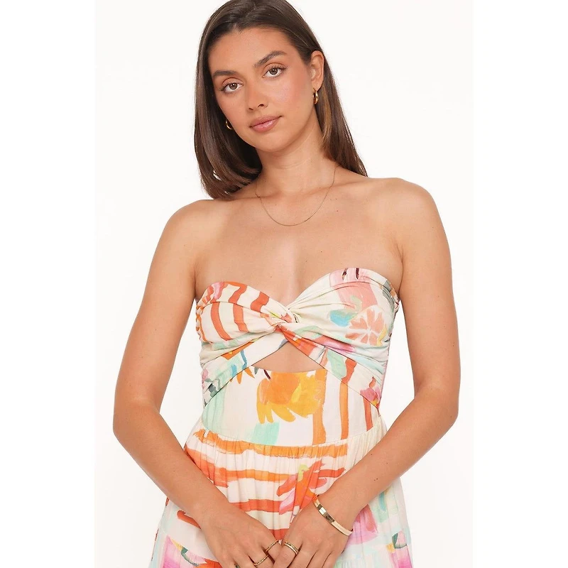 Petal and Pup Women's Sitara Strapless Midi Dress