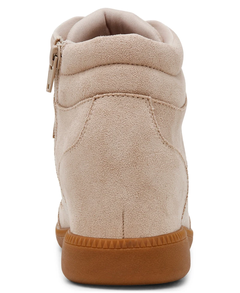 Dv Dolce Vita Women's Camdan High Top Lace-Up Wedge Sneakers