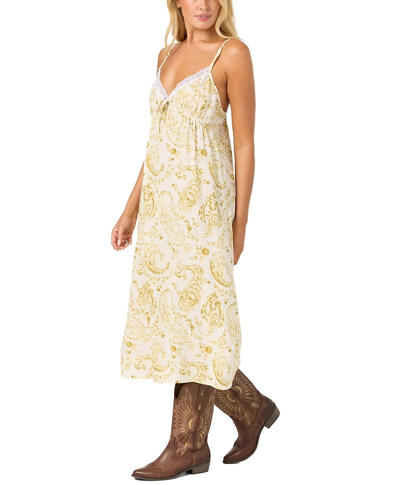 O'Neill Women's Lace-Detail Midi Dress
