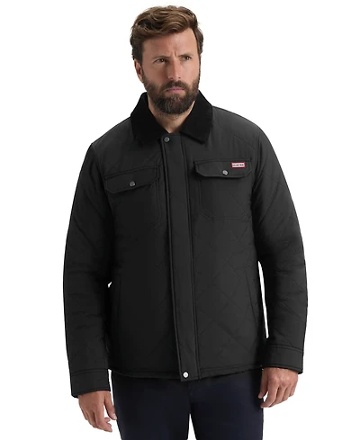 Hunter Men's Quilted Sherpa Long-Sleeve Jacket