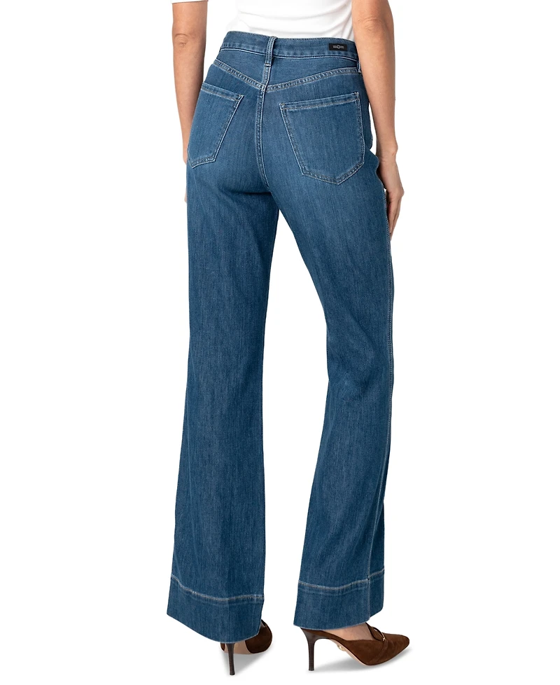 Liverpool Los Angeles Women's Relaxed High-Rise Seamed Bootcut Jeans