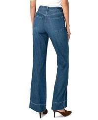 Liverpool Los Angeles Women's Relaxed High-Rise Seamed Bootcut Jeans