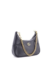 Pre-Owned Gucci Small Aphrodite Zip Shoulder Bag Leather