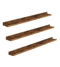 Slickblue Set of 3 Hanging Shelves Wall Mounted Storage Shelves