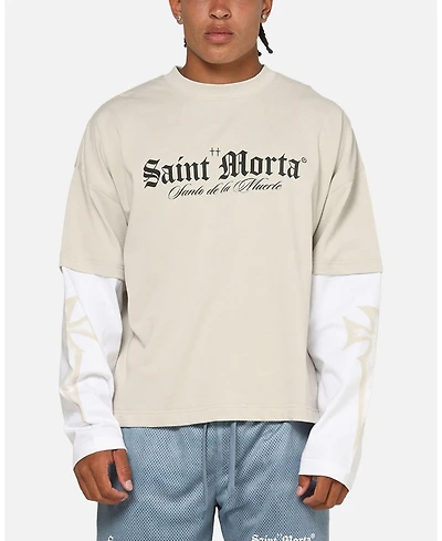 Saint Morta Men's Muerte Layered Long Sleeve T-Shirt