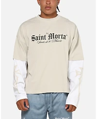 Saint Morta Men's Muerte Layered Long Sleeve T-Shirt