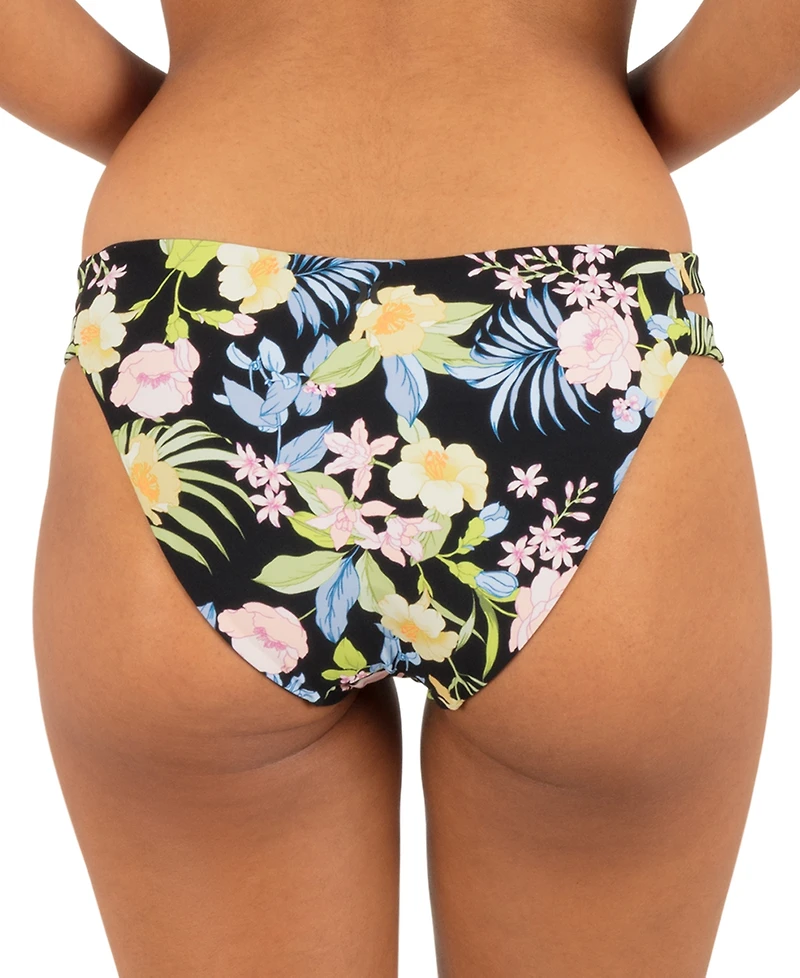 Hurley Women's Brief Moderate Coverage Swim Bottom