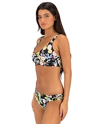 Hurley Women's Over-The-Shoulder Straps Bikini Top