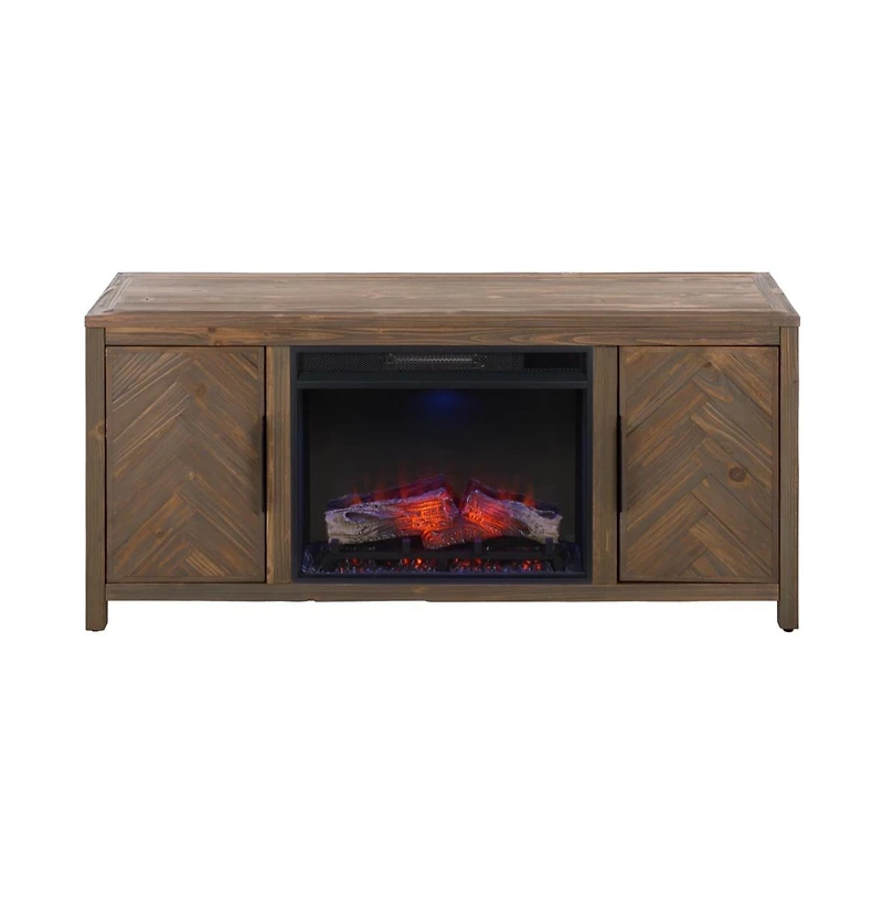 Augusta Home Jerah 2 Cabinet Fir Fireplace