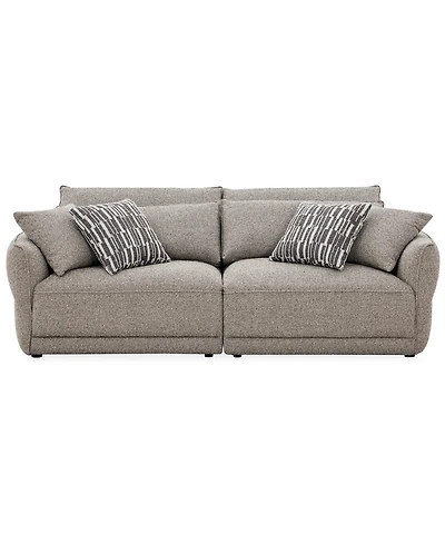 Evandro 2-Piece Fabric Sofa Set (Laf Chair, Raf Chair), Macy's Exclusive