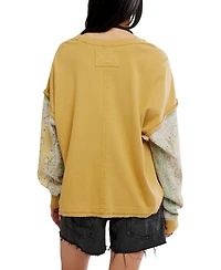 Free People Women's Wild and Twofer Crewneck Top
