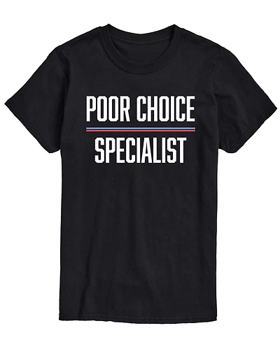 Airwaves Men's Poor Choice Specialist Short-Sleeve Graphic T-Shirt