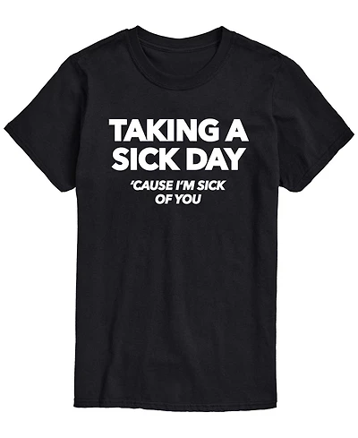 Airwaves Men's Taking Sick Day Short-Sleeve Graphic T-Shirt