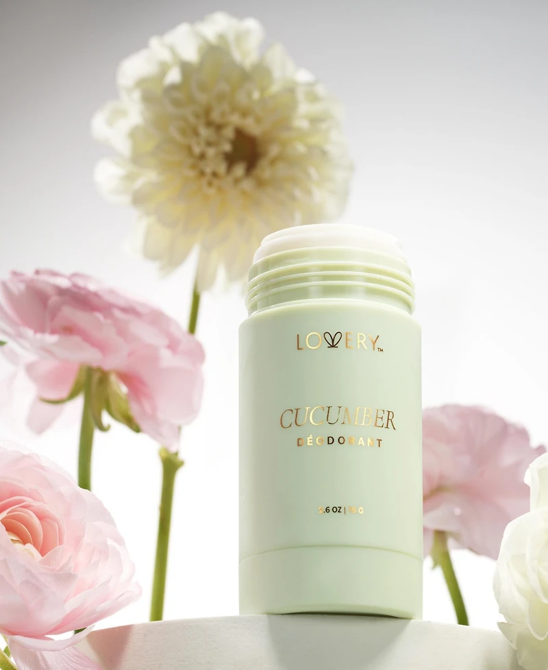 Lovery Cucumber Deodorant Aluminum Free Stick - 2.6oz 24 Hour Odor Control