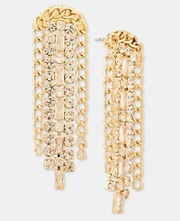 I.n.c. International Concepts Crystal Chain Waterfall Chandelier Earrings, Macy's Exclusive