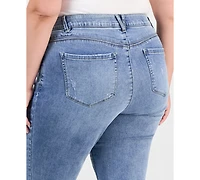 Democracy Trendy Plus AbSolution High-Rise Slim Straight-Leg Jeans