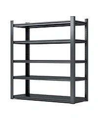 Viyet 78inch Height 5-Tier Industrial Metal Shelving - 2000lbs Heavy Duty Storage Rack