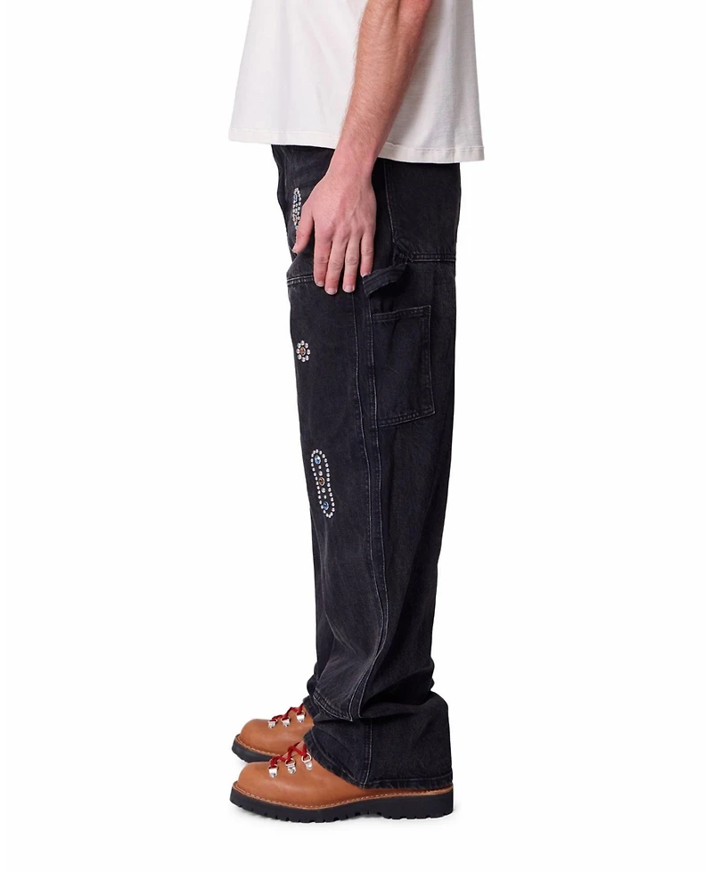 mnml Men's Ultra Baggy Western Jewel Jeans