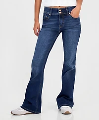 Celebrity Pink Juniors' Retro Mid-Rise Bootcut Stretch Jeans