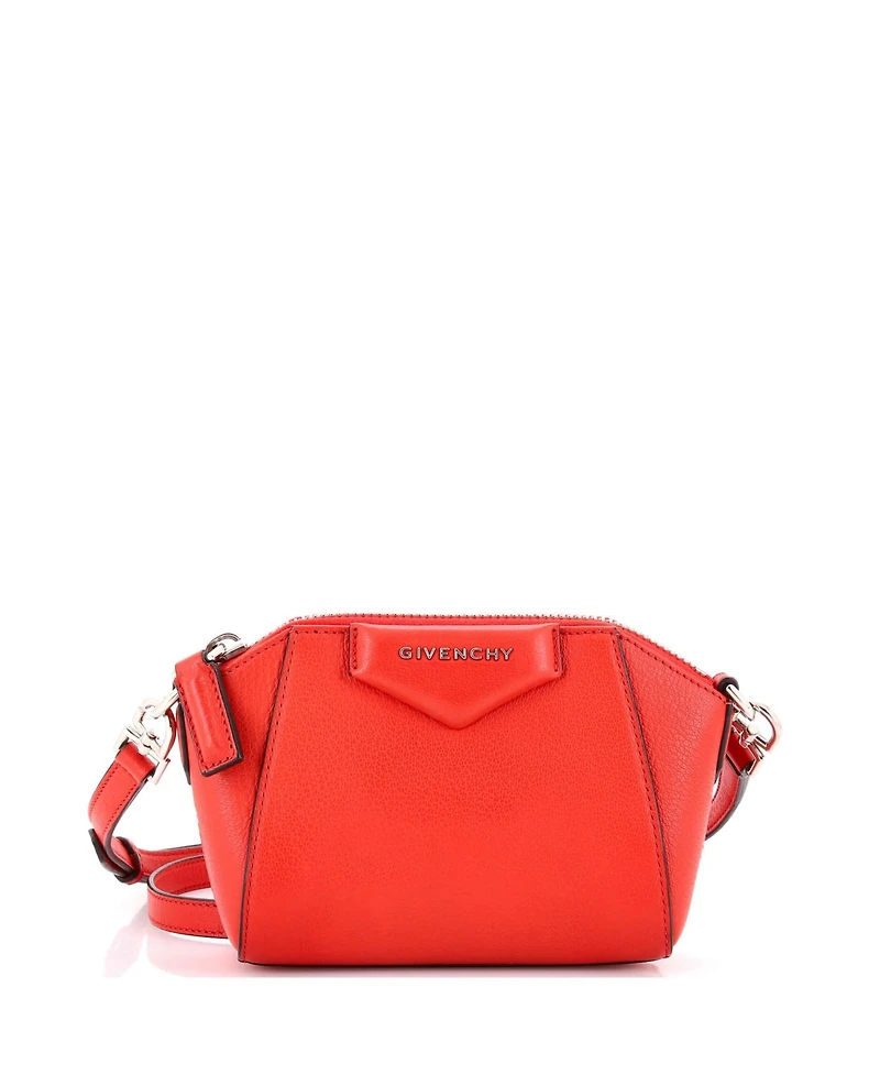 Pre-Owned Givenchy Nano Antigona Crossbody Bag Leather