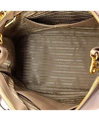 Pre-Owned Prada Galleria Double Zip Tote Saffiano Leather