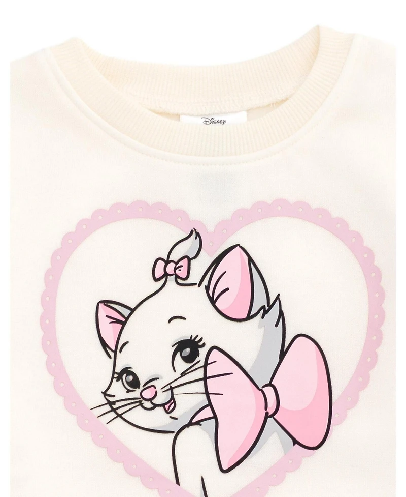 The Aristocats Minnie Mouse Marie Girls' (5-12) Faux Fur Sweatshirt