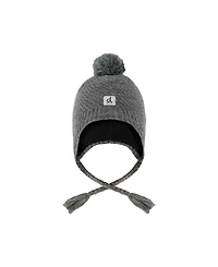 Deux par Deux Toddler Unisex 2-4 Winter Peruvian Knit Hat with Pompom Cool