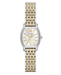 Tory Burch Women's Small Eleanor Curve Two-Tone Bracelet Watch 24mm