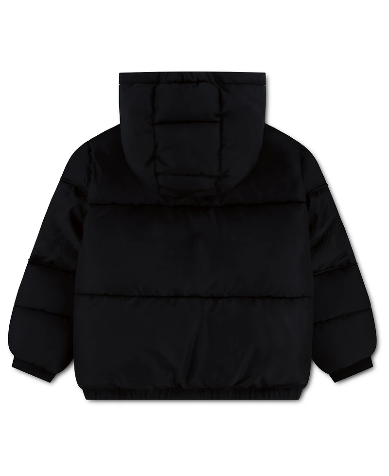Nike Boys' 4-7 Jacquard Logo Mixed Media Puffer Jacket