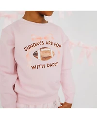 Sweet Wink Toddler Girls Sundays Are For Football Sweatshirt
