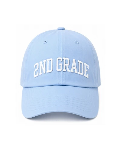 Bits & Bows Little/Big Unisex Back-to-School 2nd Grade Baseball Hat
