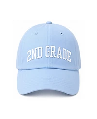 Bits & Bows Little/Big Unisex Back-to-School 2nd Grade Baseball Hat