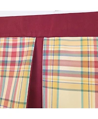 Rlf Home Syon Park Pleated Window Valance Cotton Rod Pocket