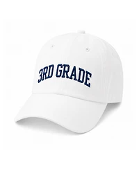 Bits & Bows Little/Big Unisex Back-to-School 3rd Grade Baseball Hat