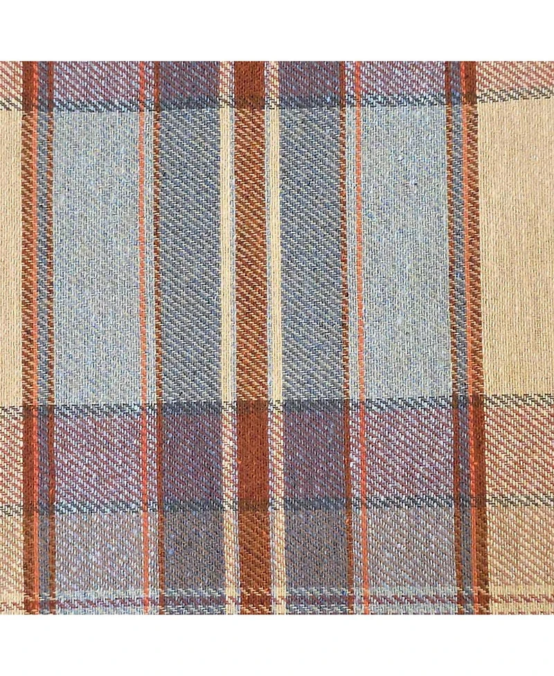 Rlf Home Tartan Plaid Regal Window Valance 100% Cotton Lined Rod Pocket
