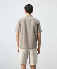 Mango Men's Regular-Fit Cotton Shirt